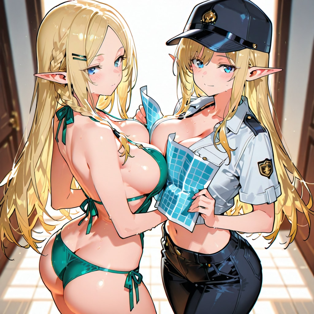 エルフの女の子