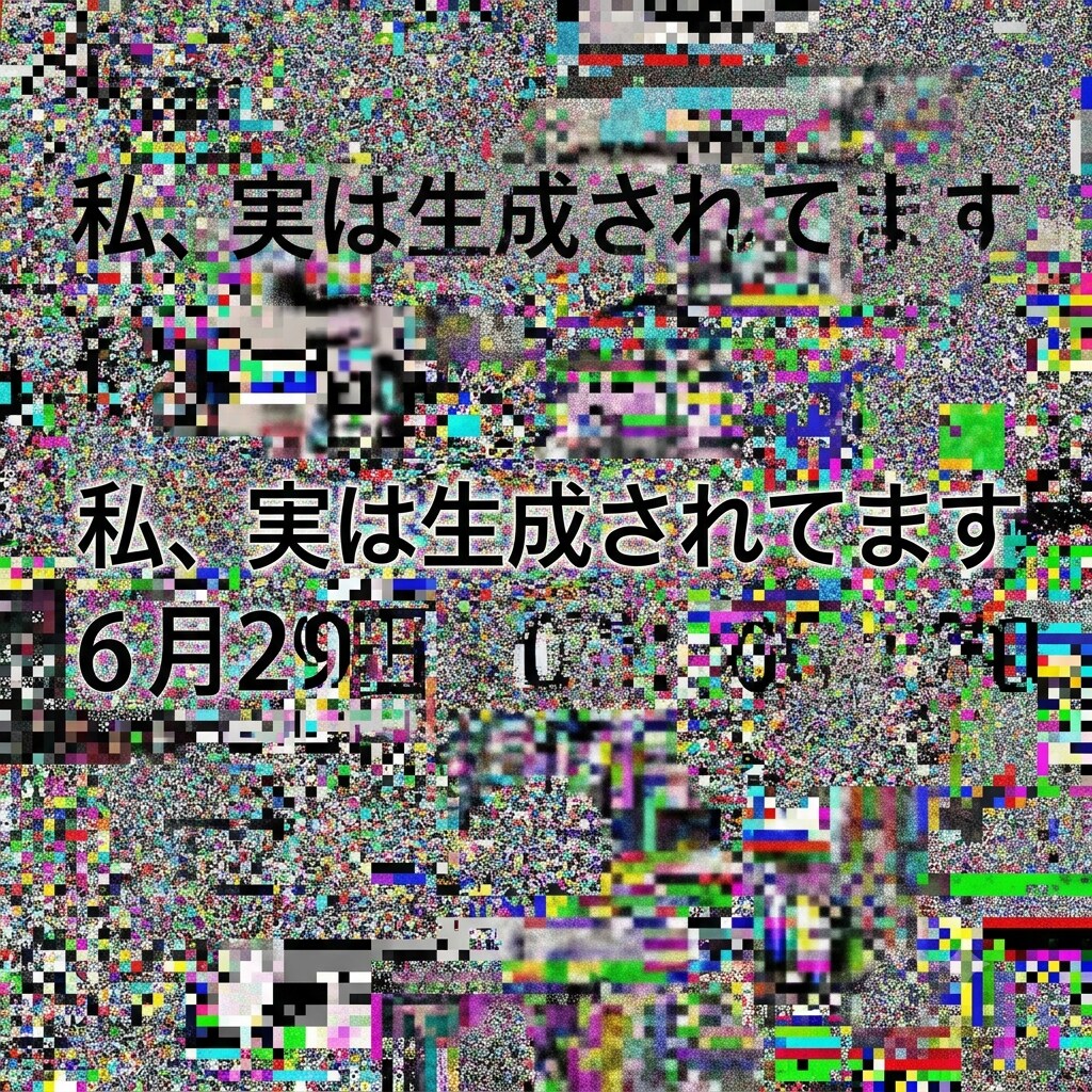 私、実は生成されてます