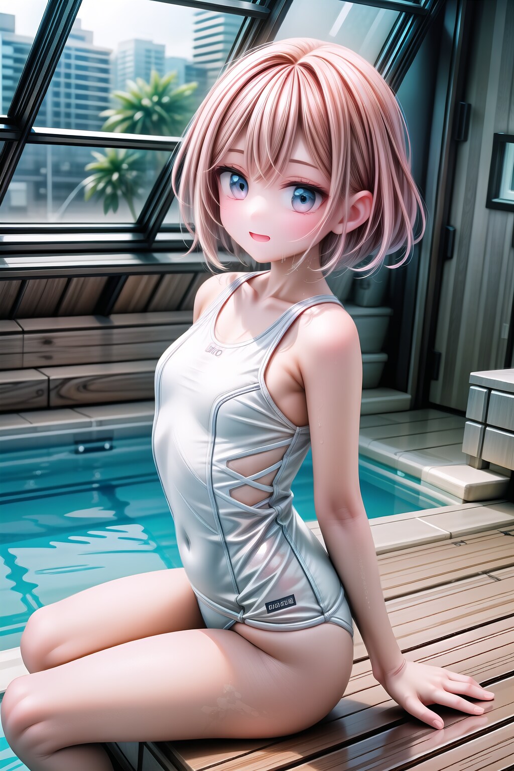 BREAKの代わりにConditioningConcatを使う事を学んだので白スク水さん(HotaruBreed RealMix)