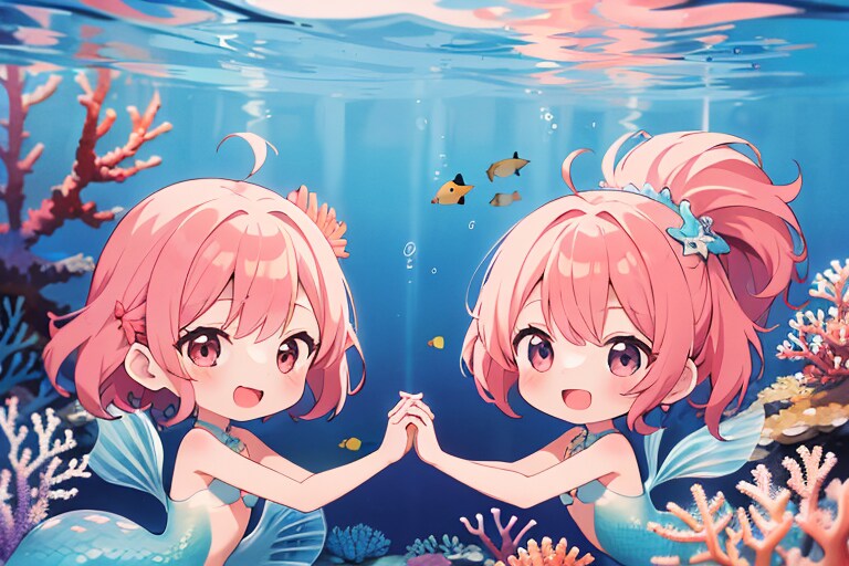 仲良し♡海の楽園