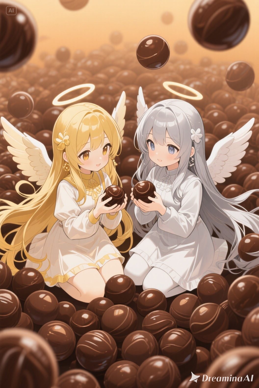 金と銀のエンゼル561 | の人気AIイラスト・グラビア