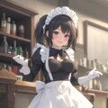 バーの店員のメイドさん 5枚目