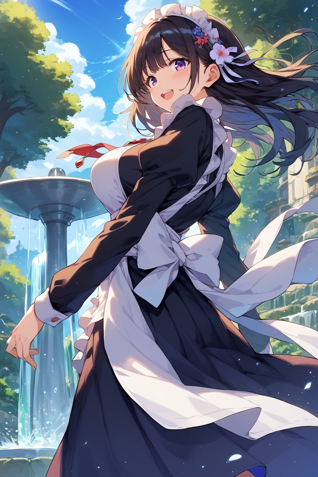 メイドの黒姫様