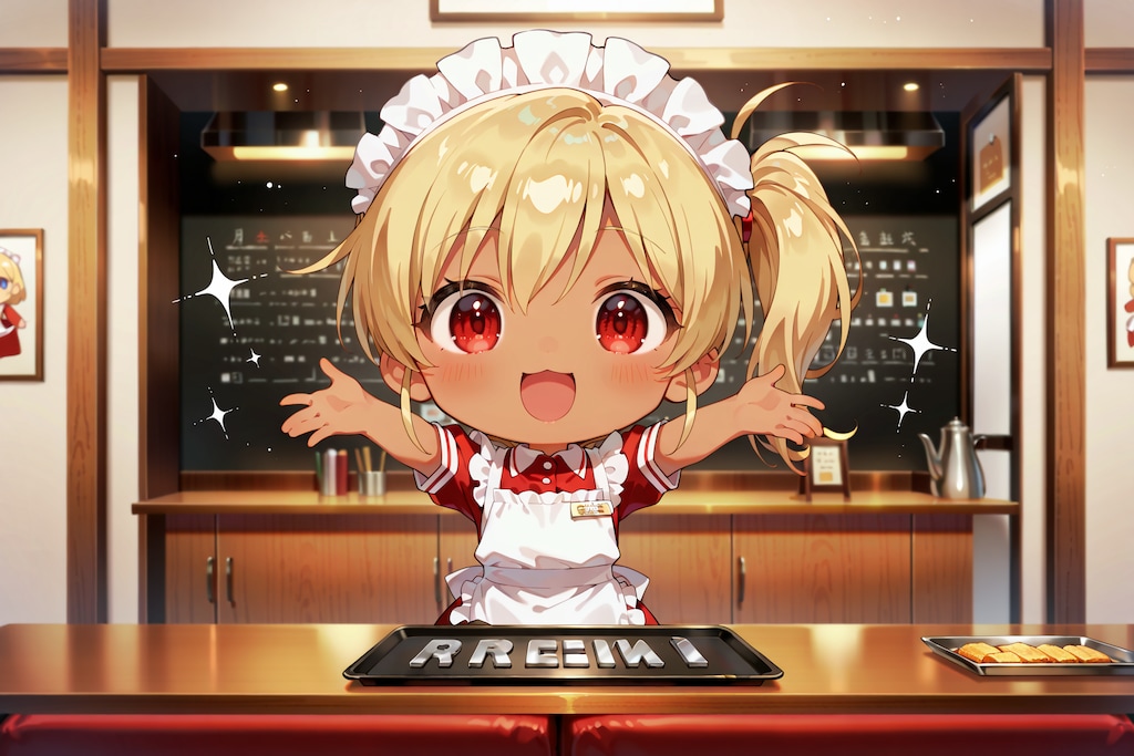 ちびキャラウェイトレスさん Z120