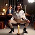 徹夜すると豹変する女子社員 5枚目