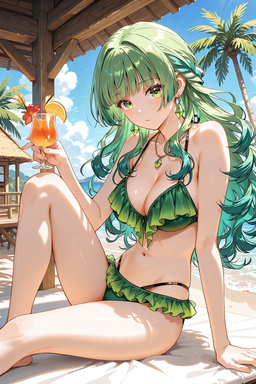 リゾートでの休息