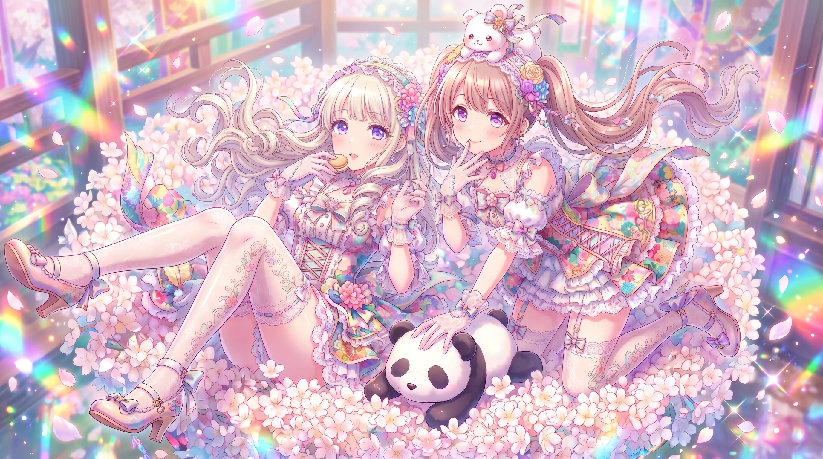 花霞に微睡む双姫