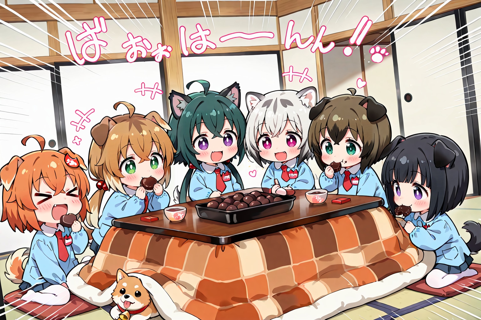 ２月１４日はバレンタインデー、チョコレートの日、ネクタイの日