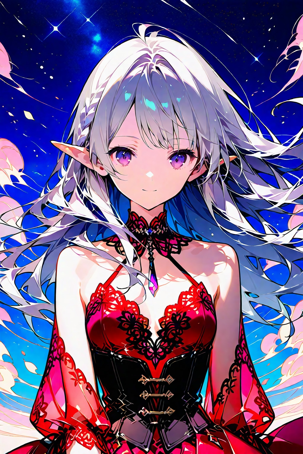 夜空 | の人気AIイラスト・グラビア