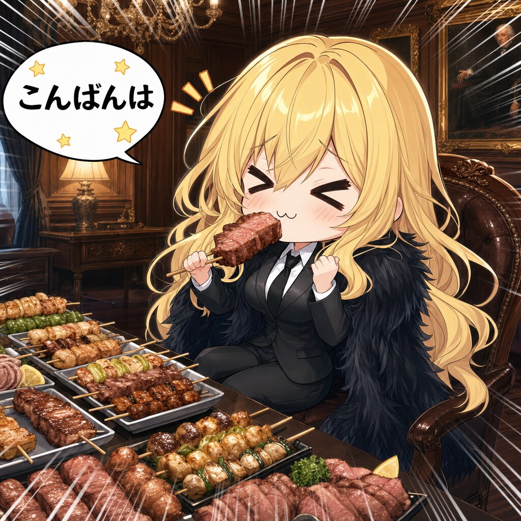 串焼き料理とエリザベス | の人気AIイラスト・グラビア