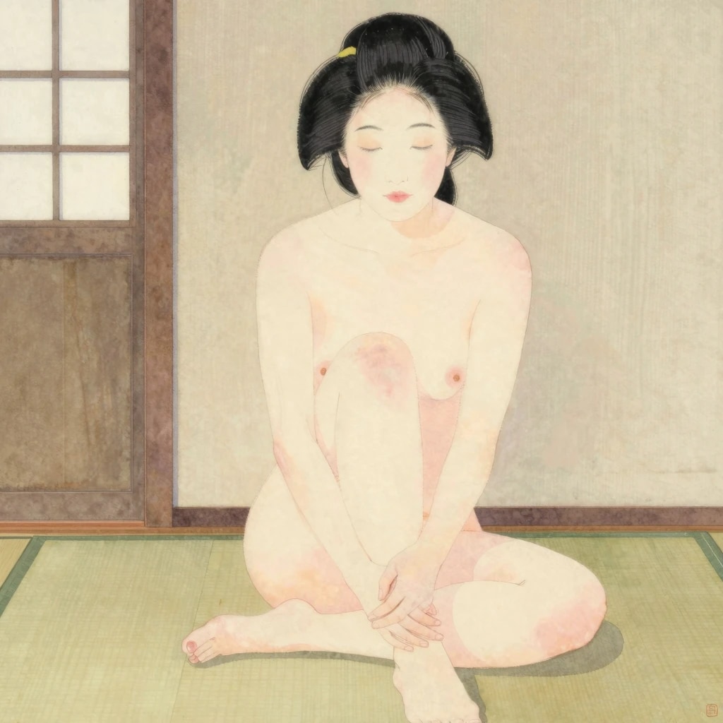 水彩蘭画