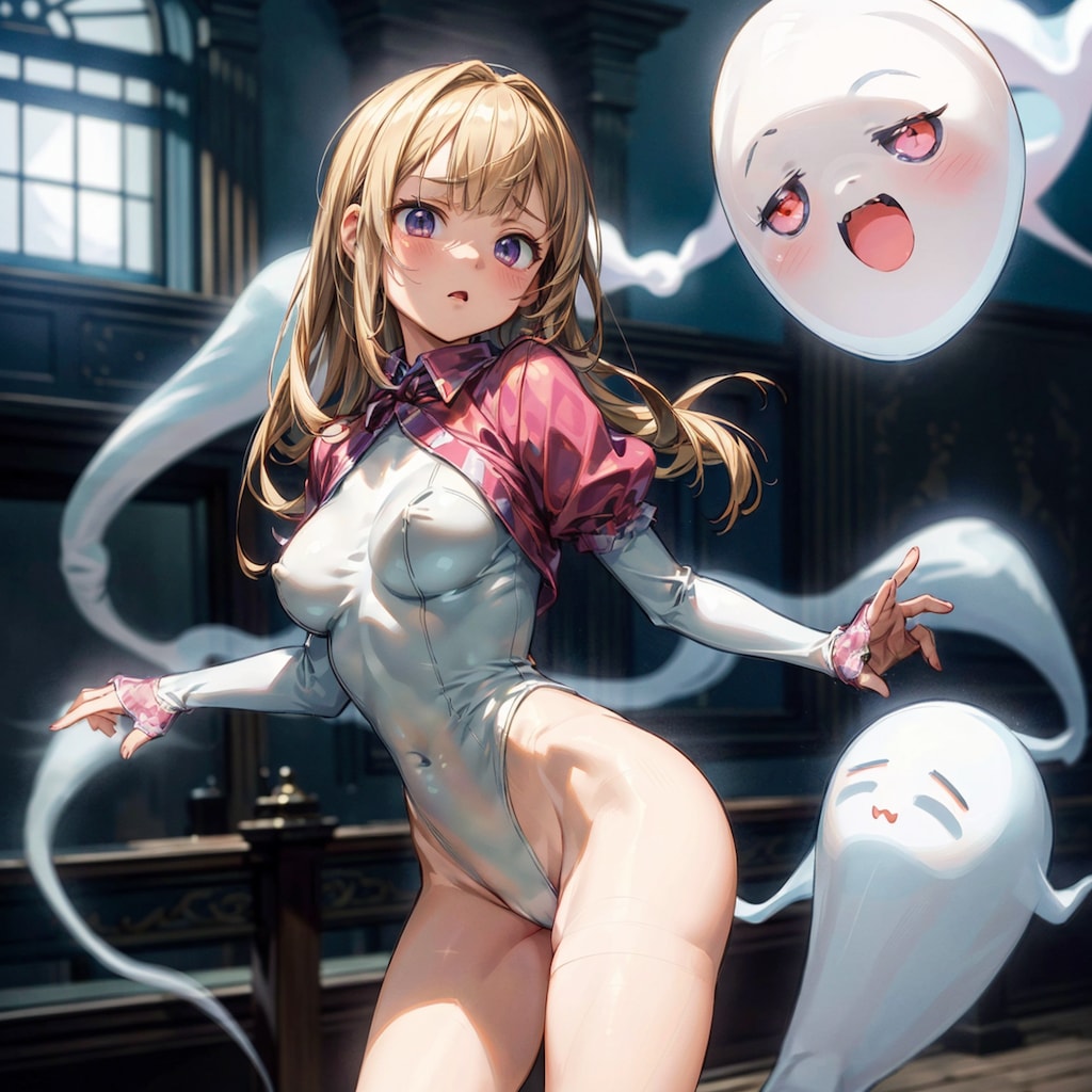 （R-15版）「ここ絶対なにかいる！！」ミステリアスな館に迷い込んだ少女達の運命は・・・（何故かレオタード？？）