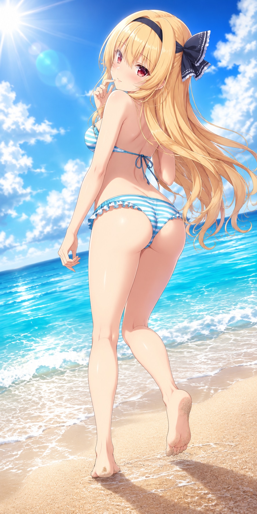 スマホ壁紙  水着ユエ③