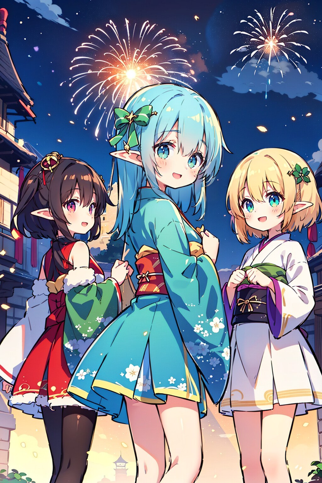 シラクレナで見る花火