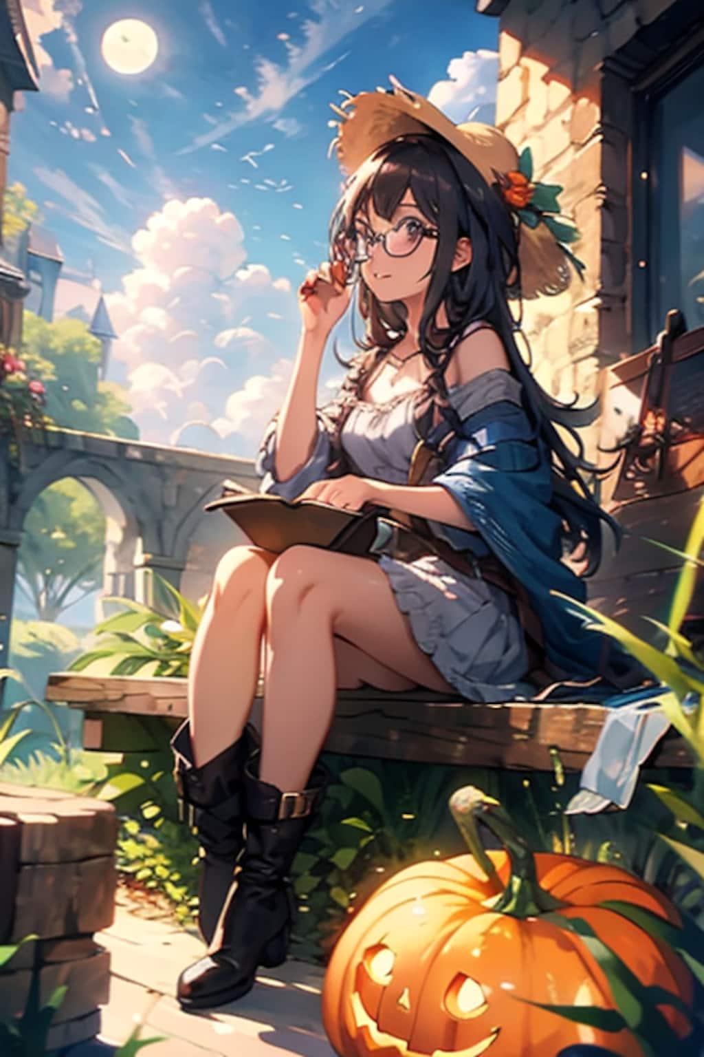 ハロウィンの魔女