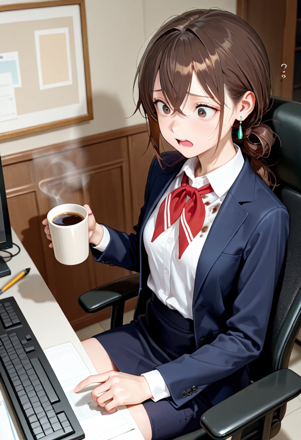 歩美 first day at work (10)