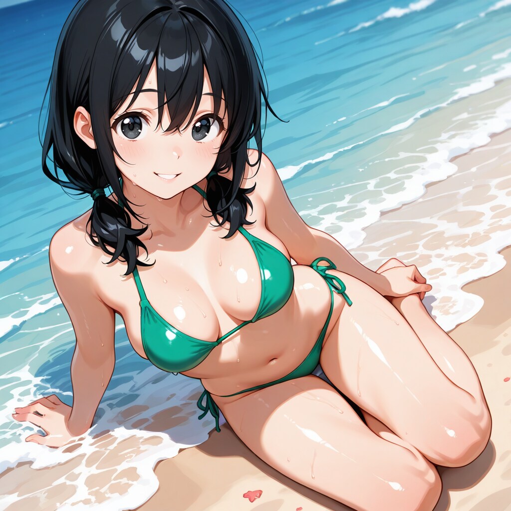 春緑のビキニ