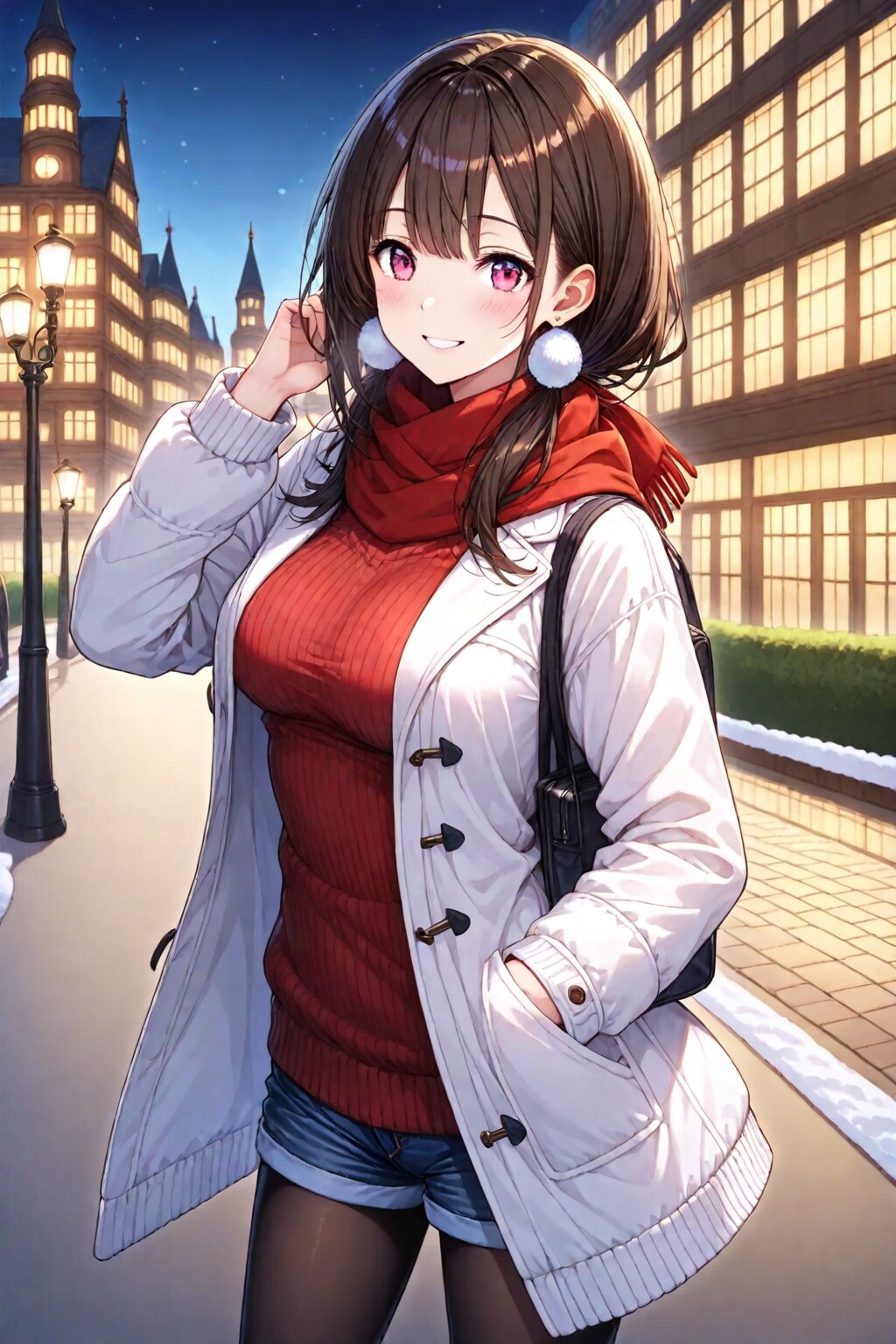 都会の冬 少女16歳