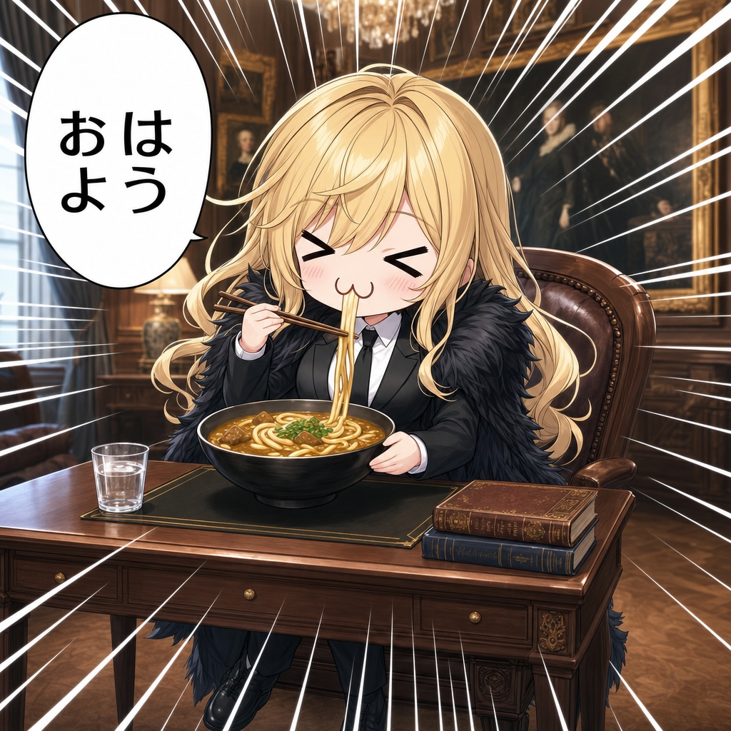 カレーうどんとエリザベス