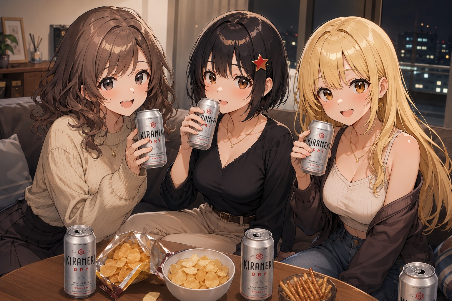 人生初飲酒はみんな揃って