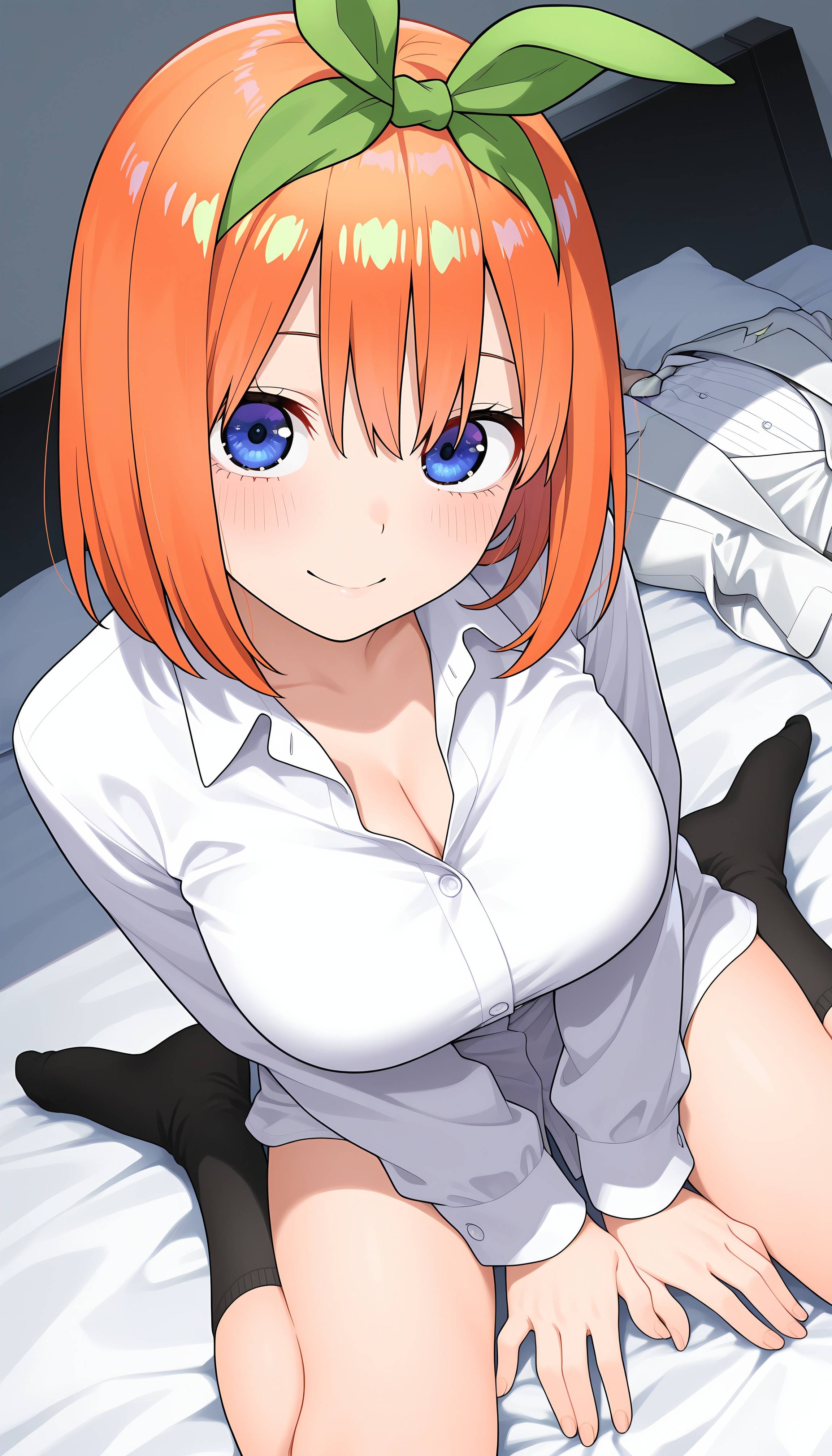 中野四葉、彼シャツ