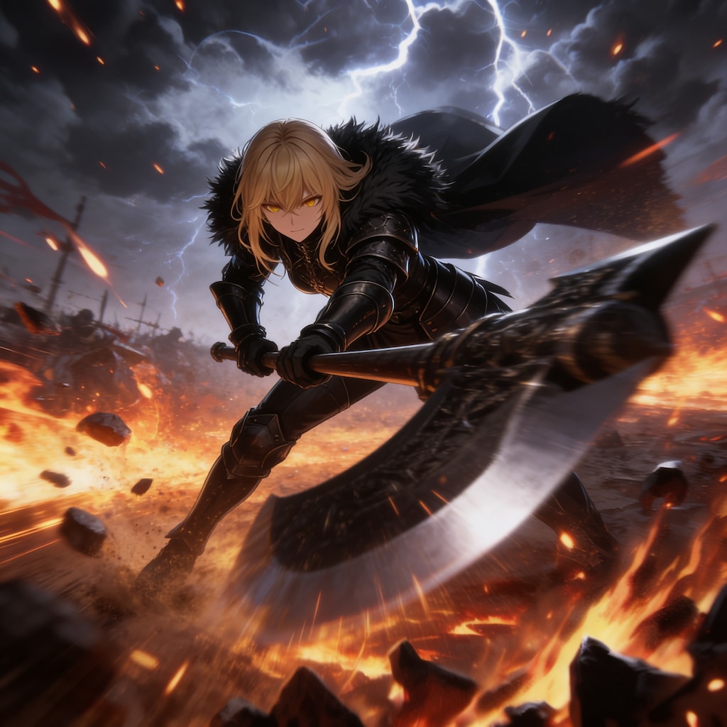 ブロンドの女騎士さん976