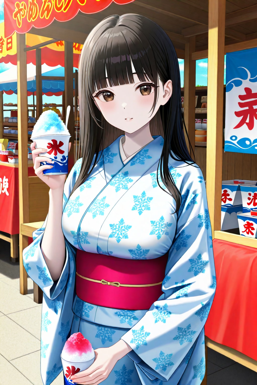 サキちゃんの雪女かき氷屋