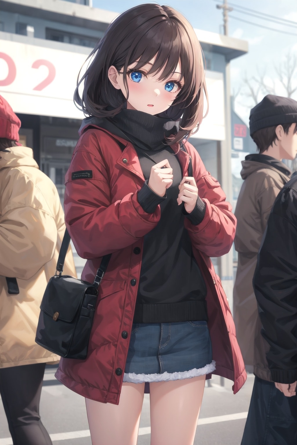 冬の美少女 | の人気AIイラスト・グラビア