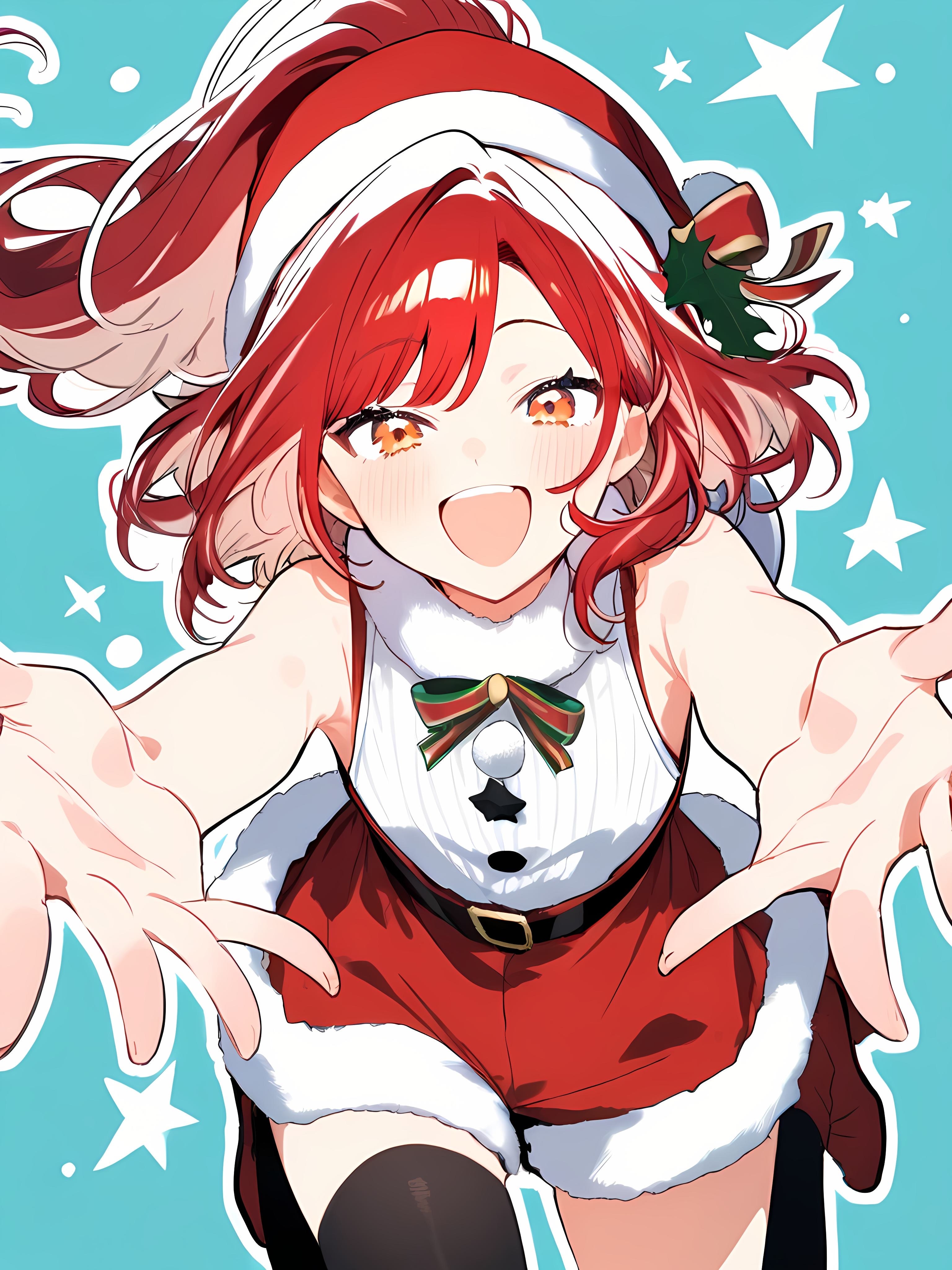 南谷那美(サンタコス) | の人気AIイラスト・グラビア