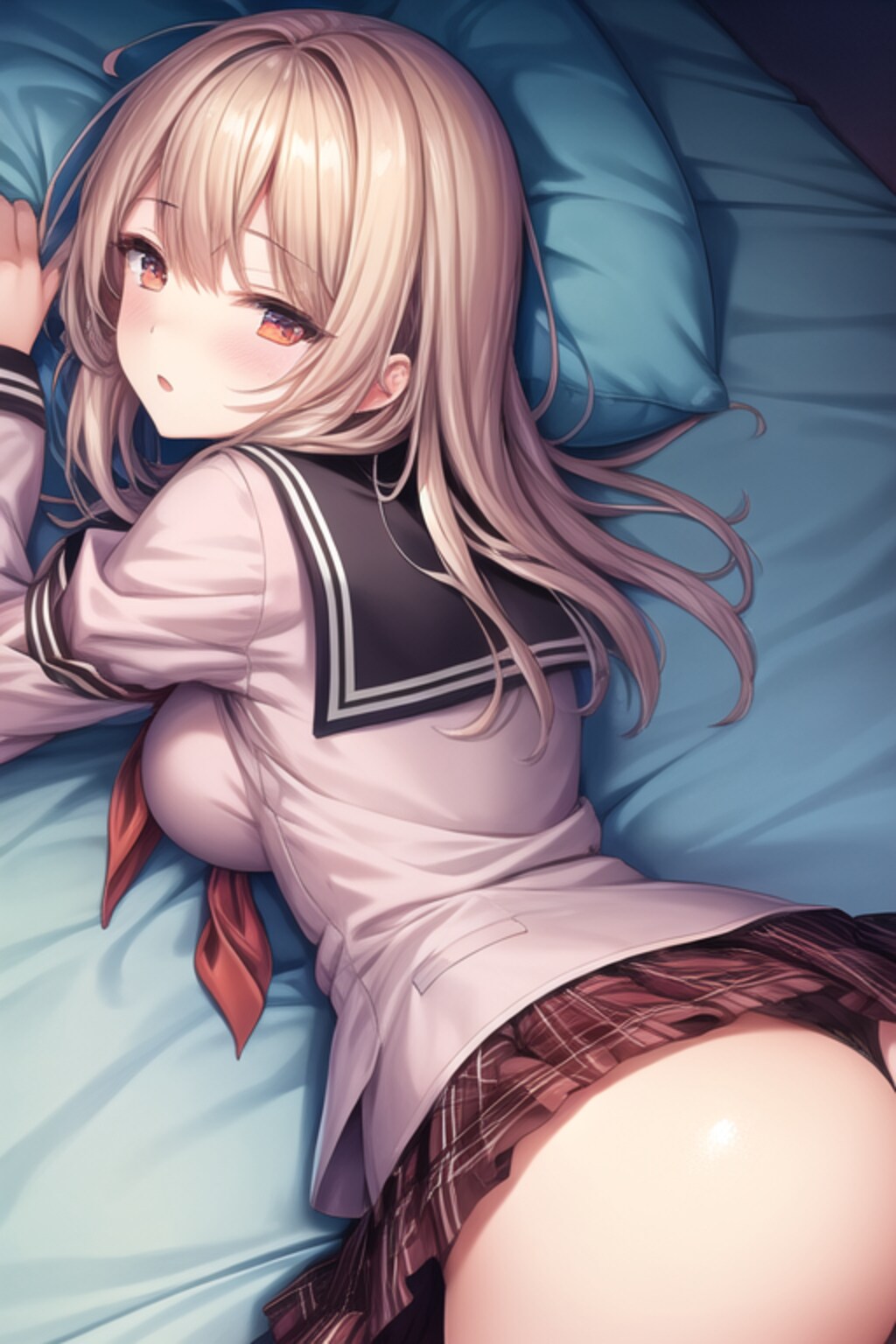 お尻(自室)
