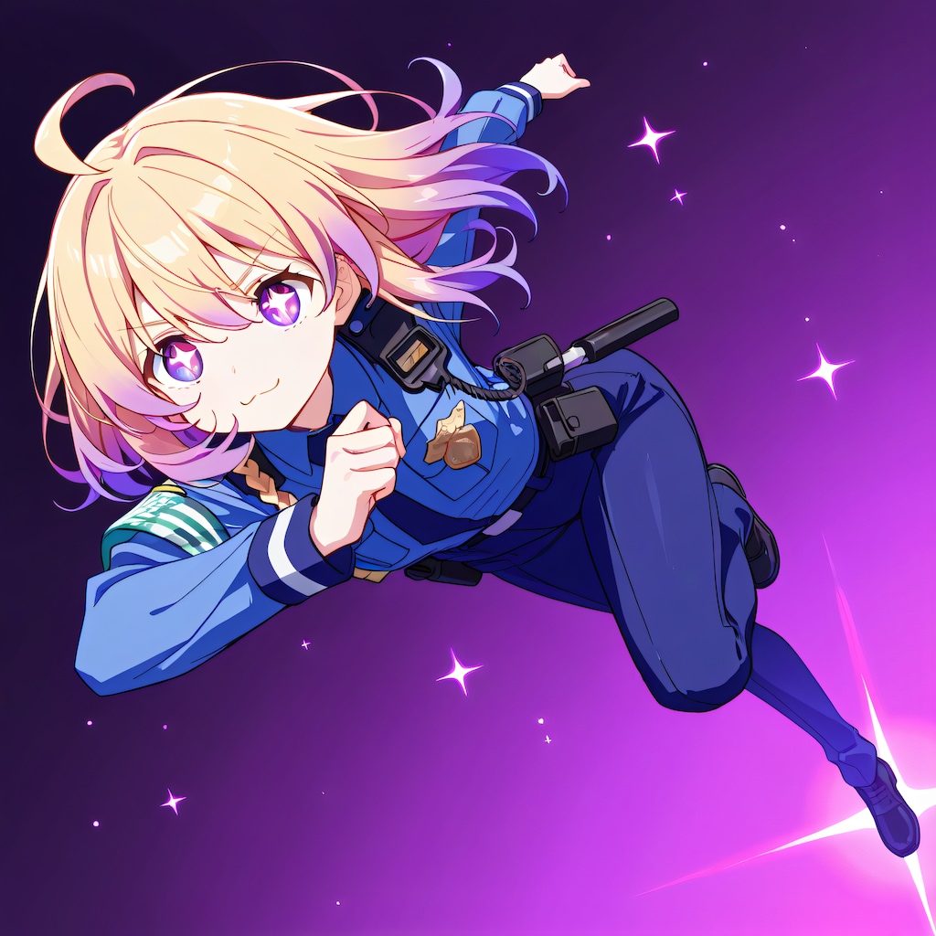 本日のみーむーちゃん（婦人警官の日 Ver.）