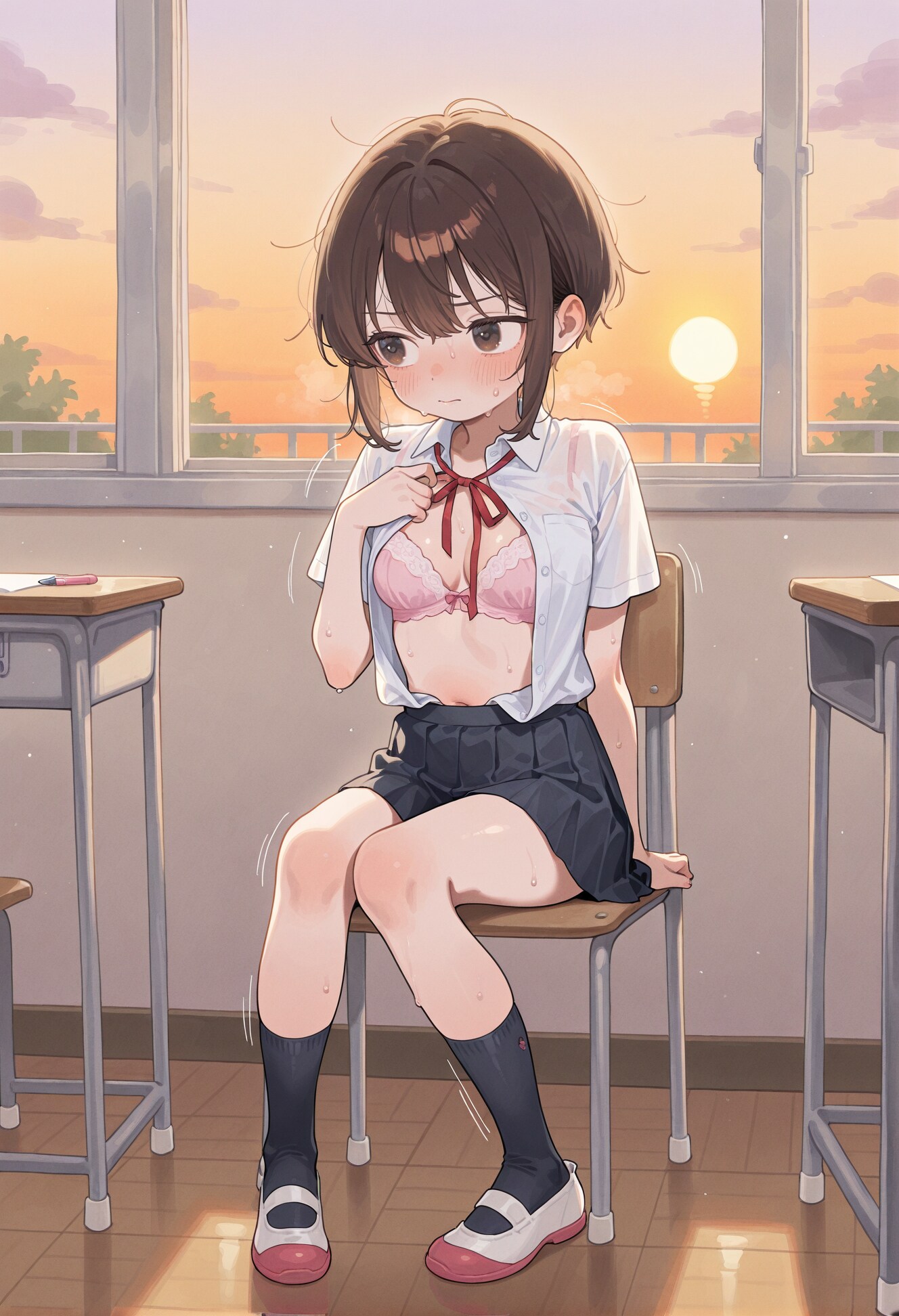放課後の少女