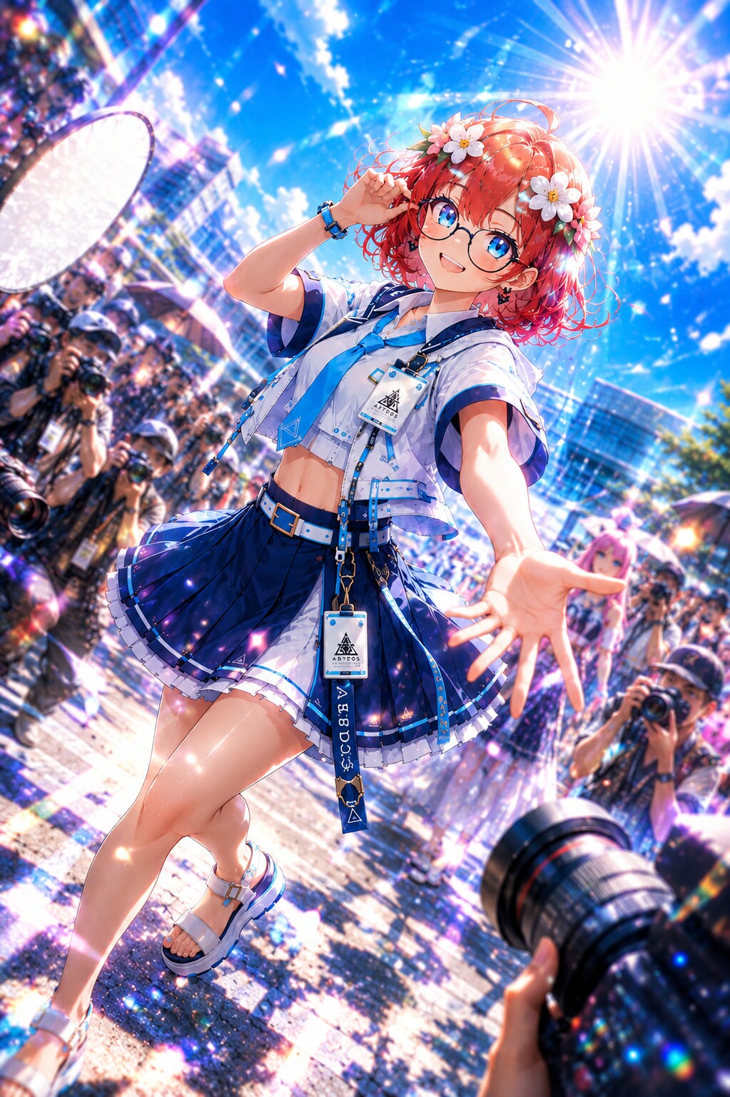 真夏の主役は、レンズの向こうへ。 | の人気AIイラスト・グラビア