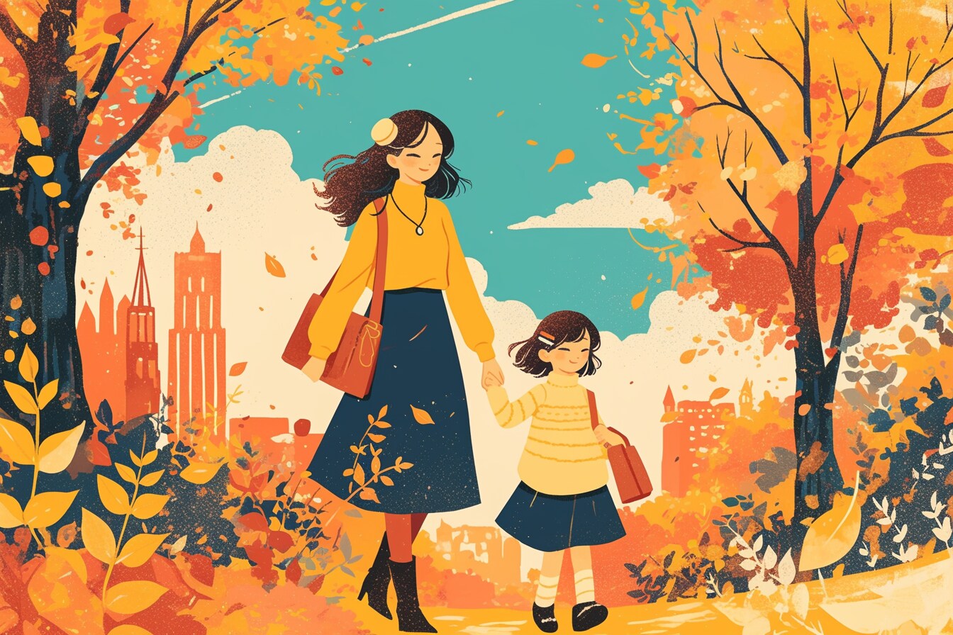 母と娘448 | の人気AIイラスト・グラビア
