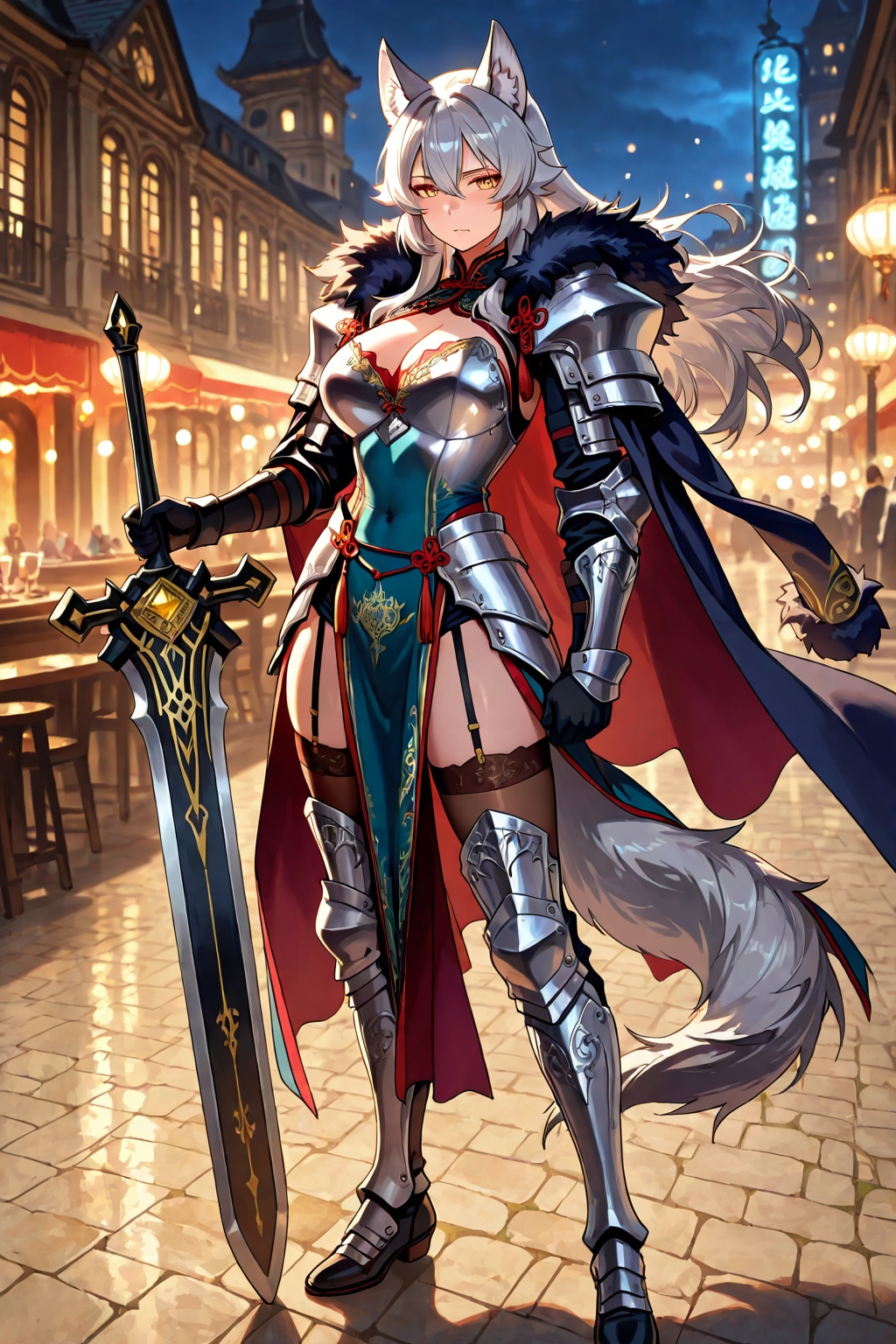 🐺 狼娘の聖騎士 Ver.2：『慈愛の銀狼（マザー・ルーヴ）』