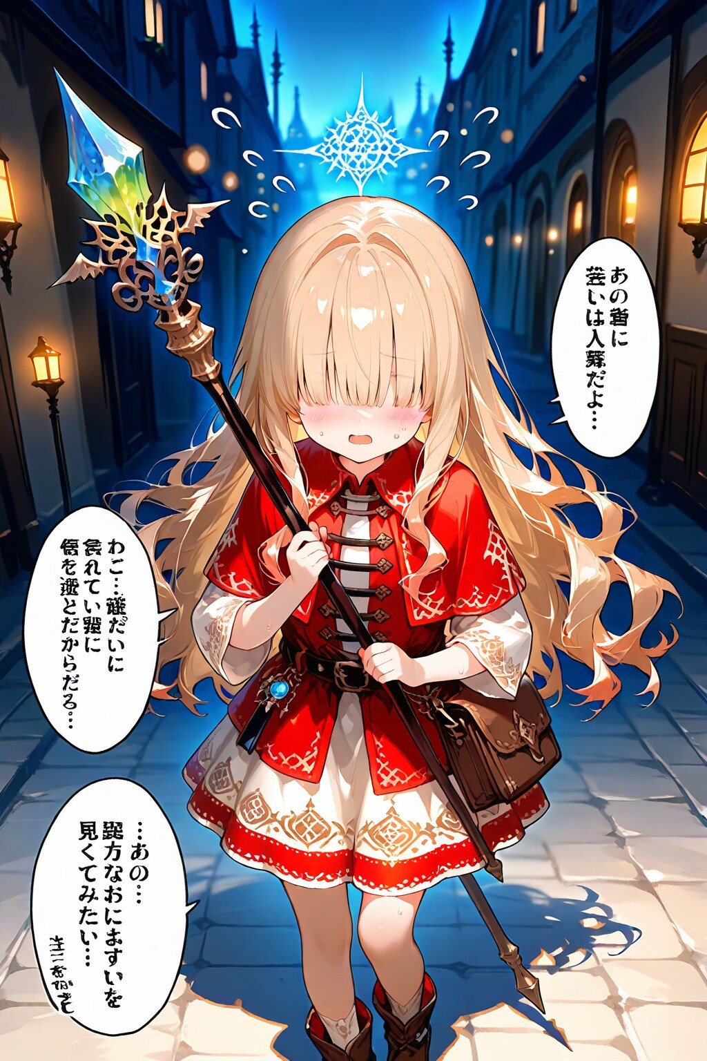 なんかお困りの花子ちゃん