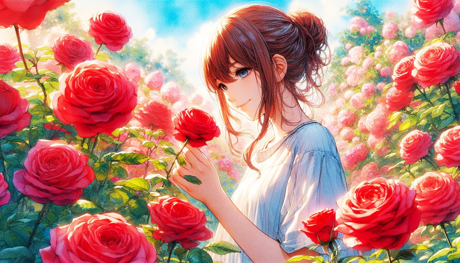 誕生花　0619 バラ