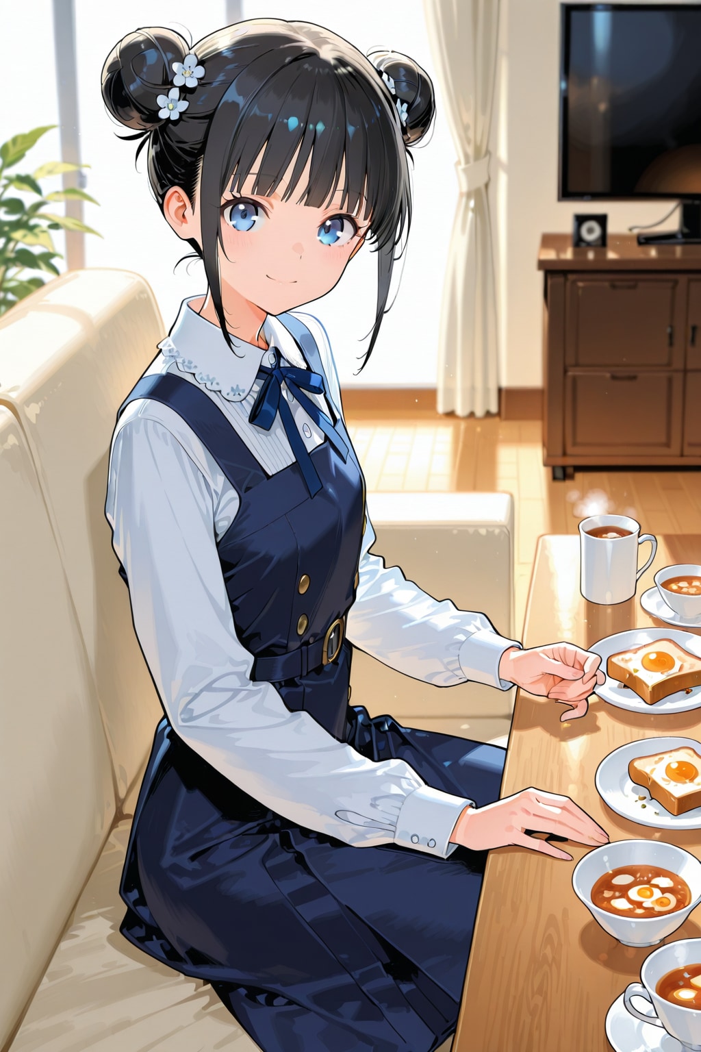 おだんごちゃん🍡✨と朝ごはん🍚✨　1/13