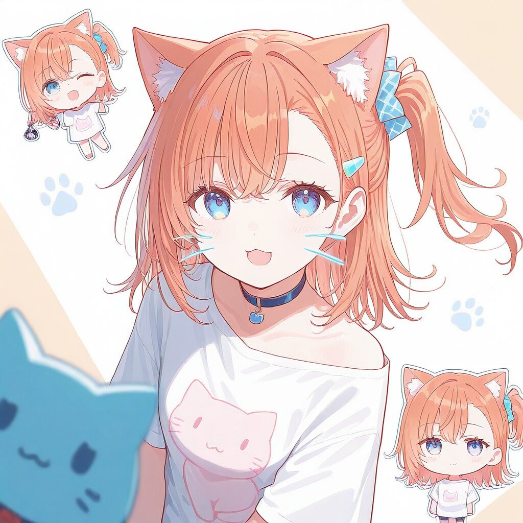 オレンジ髪ちゃん