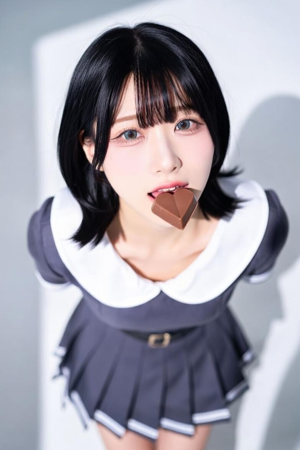 チョコレート渡しファンサービス