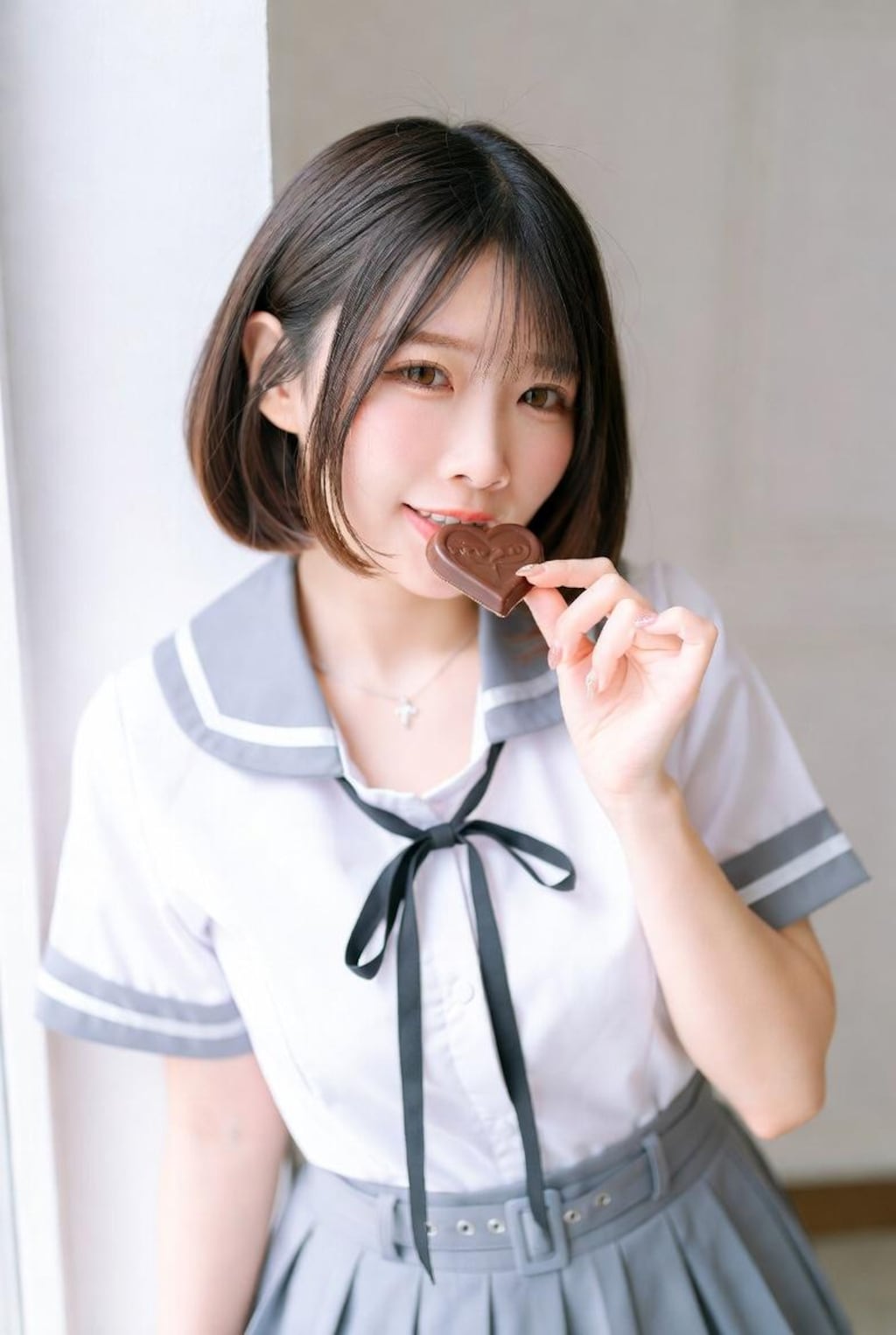 チョコレート渡しファンサービス