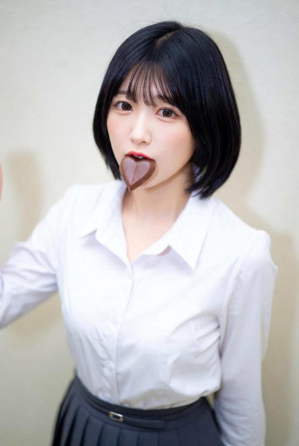 チョコレート渡しファンサービス