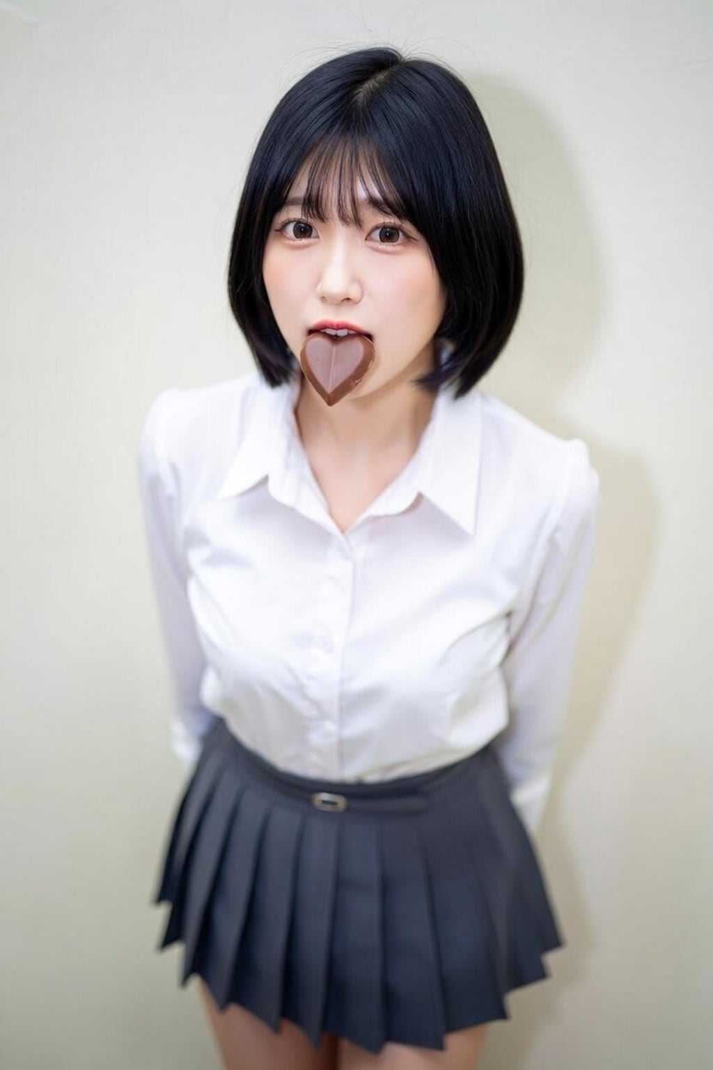 チョコレート渡しファンサービス