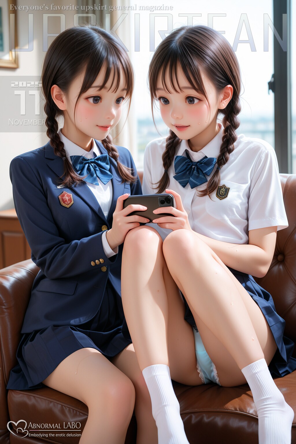 甘い依存♡制服女子パンチラ（2.5D）HS-R15