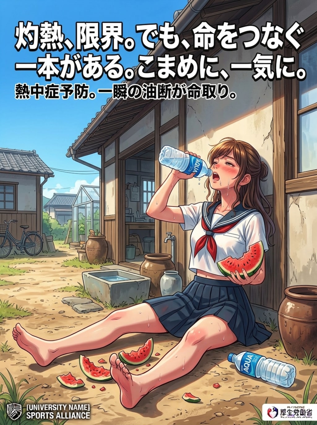暑すぎてGeminiが壊れてきてます。皆もしっかり水分補給してね！