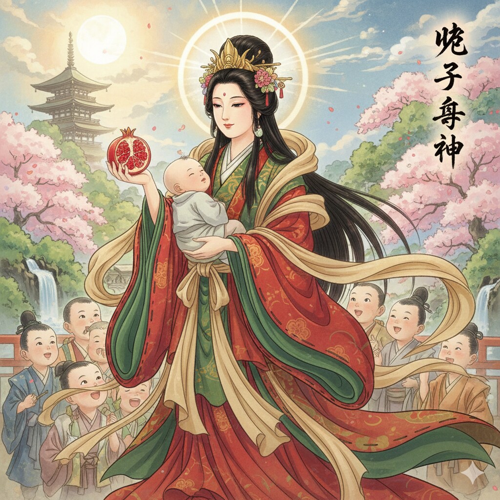 今日の鬼子母神(訶梨帝母)様　 Gemini