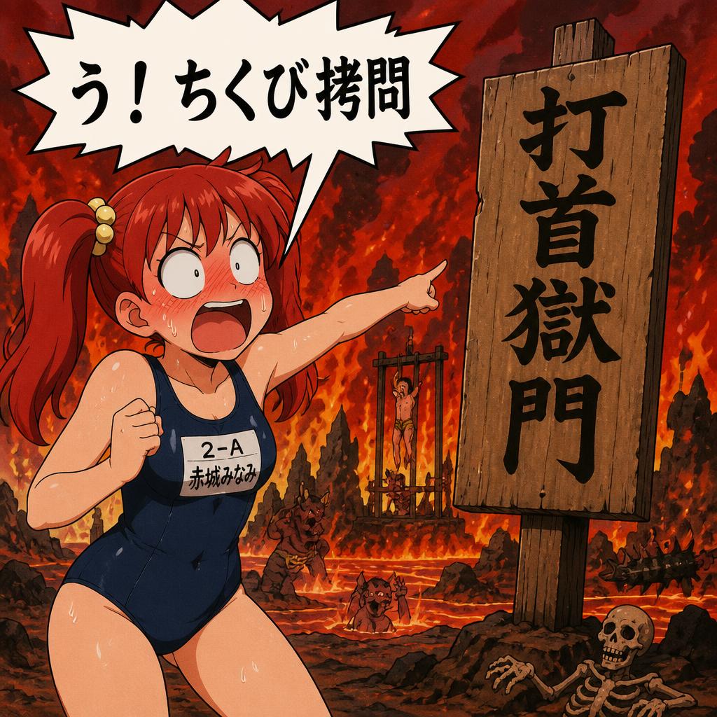 う！ちくび拷問