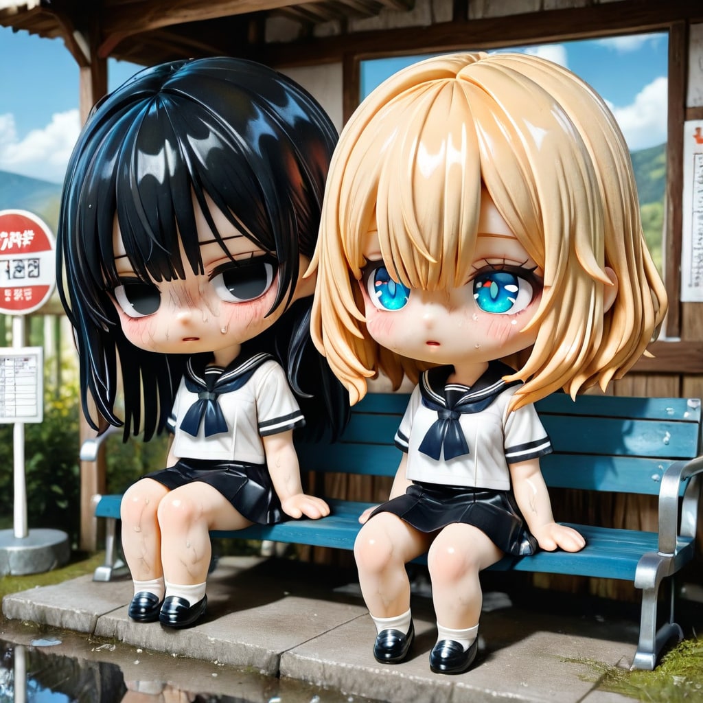 バス停フィギュア化