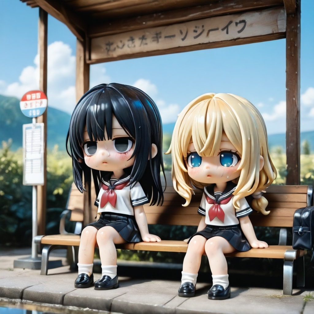 バス停フィギュア化