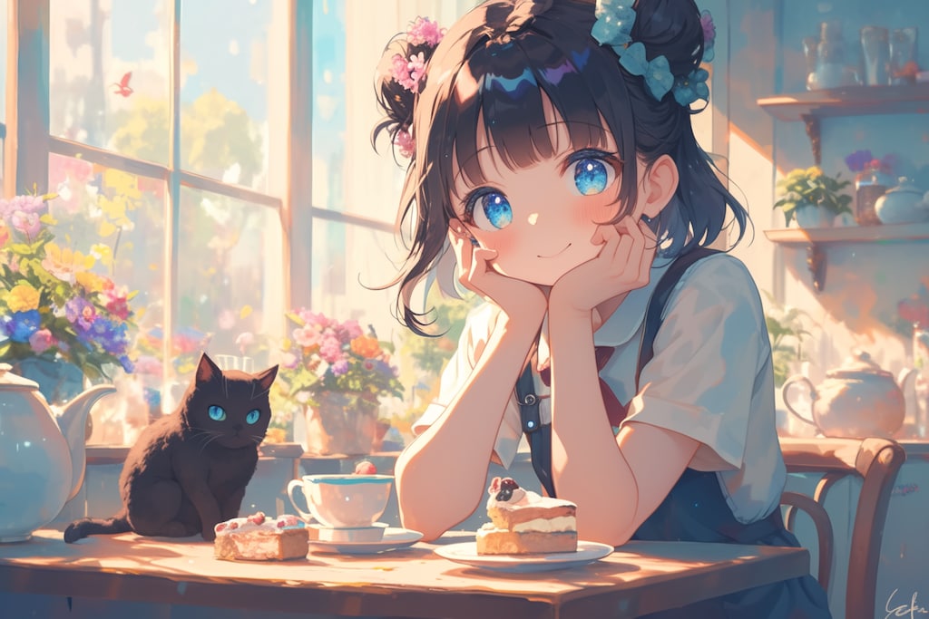 猫🐈とおだんごちゃん🍡✨122